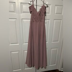 David’s Bridal bridesmaid dress